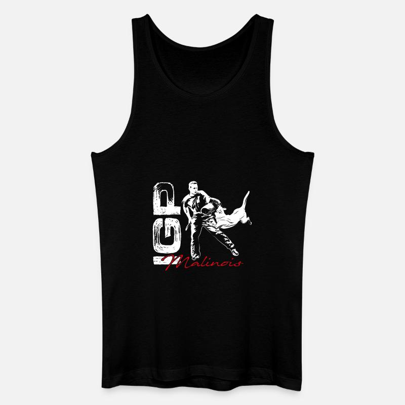 IGP Malinois - Männer Bio Tank Top - Schwarz