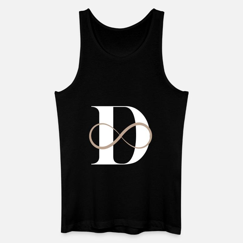 Buchstabe der Unendlichkeit - Männer Bio Tank Top - Schwarz