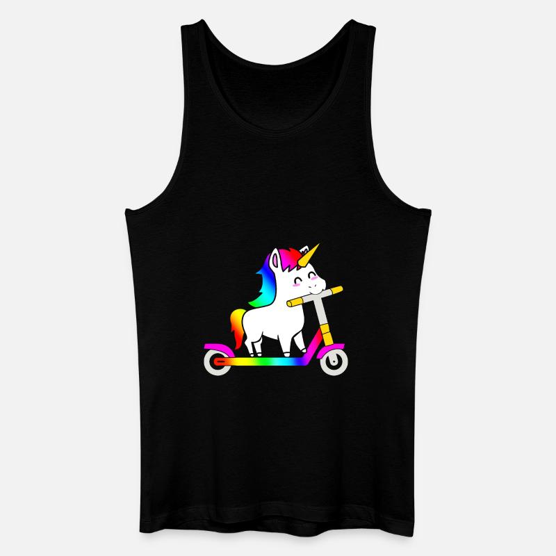 Scooter Roller - Männer Bio Tank Top - Schwarz