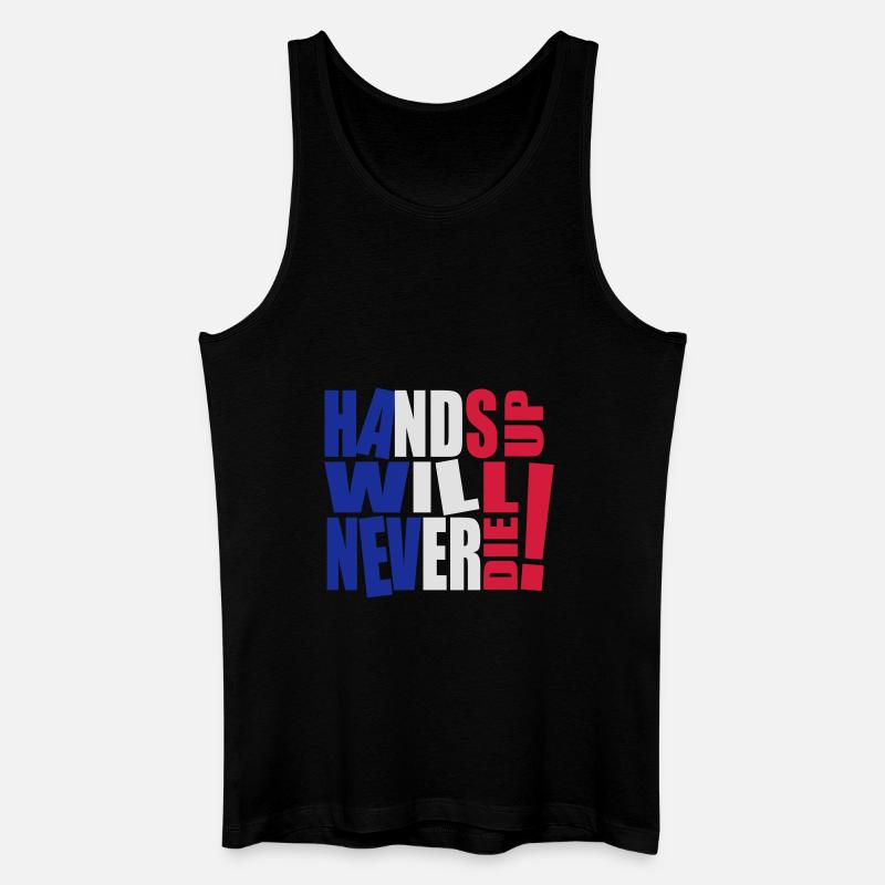 Classic Frankreich - Männer Bio Tank Top - Schwarz
