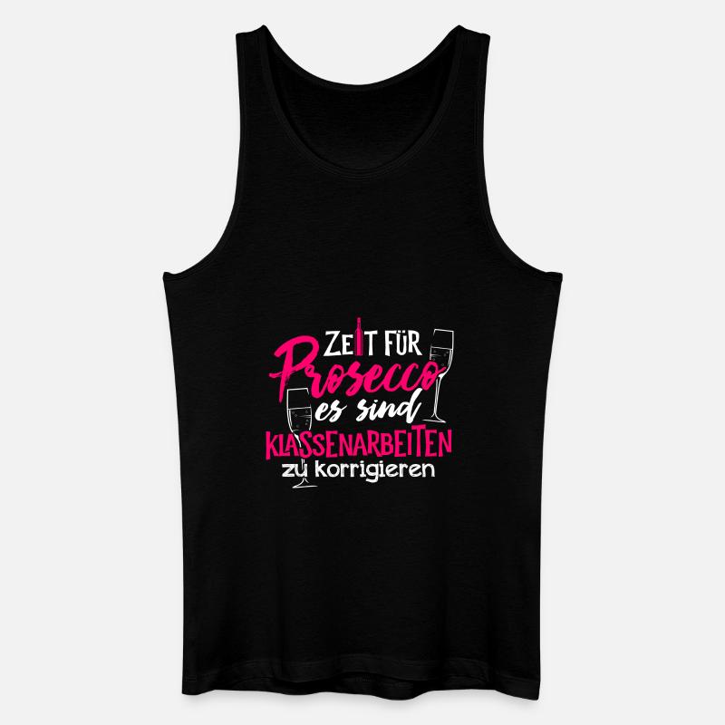 Lehrer - Klassenarbeiten - Männer Bio Tank Top - Schwarz