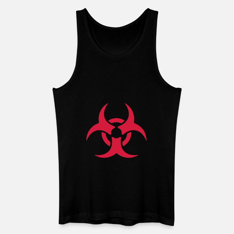 Biohazard__V017 - Männer Bio Tank Top - Schwarz