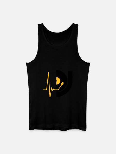 music_pulse_dj - Men’s Organic Tank Top - black