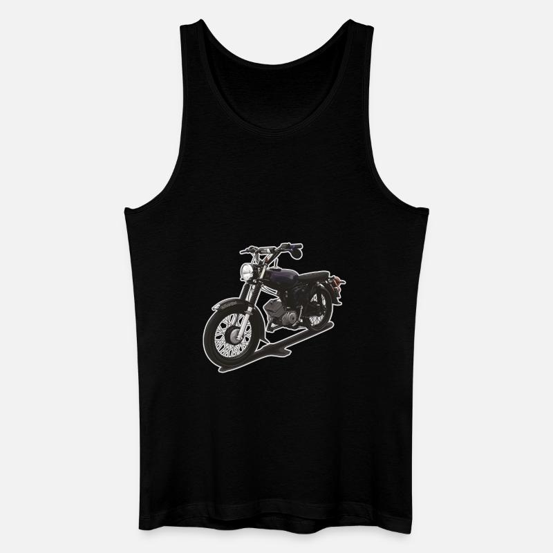 S51 // Illustration - Männer Bio Tank Top - Schwarz