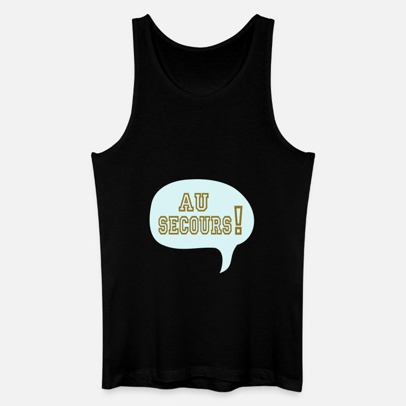 lustigen Cartoon Comic Relief zu - Männer Bio Tank Top - Schwarz