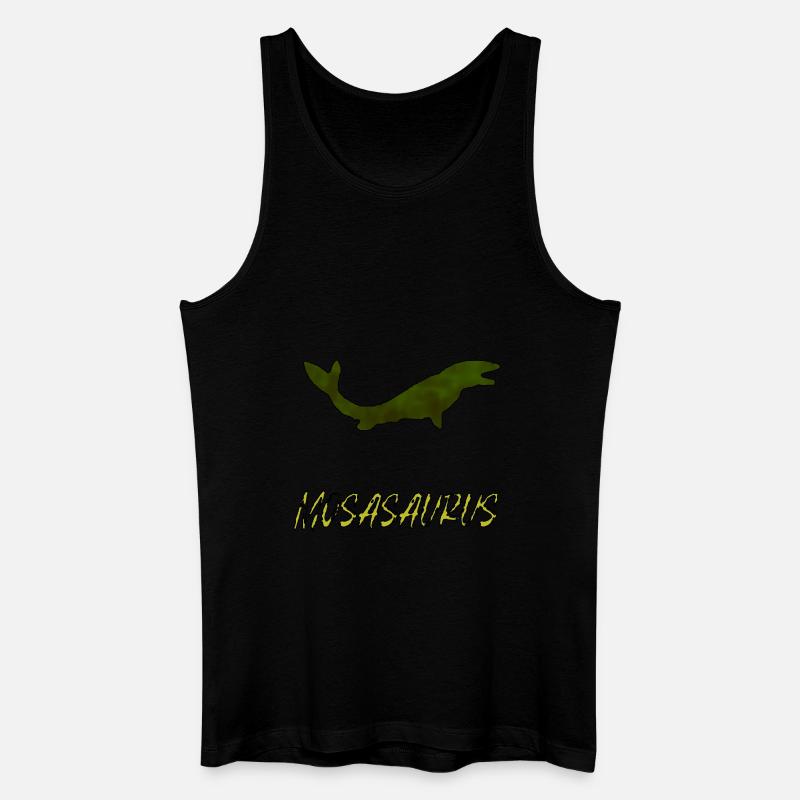 Mosasaurus - Männer Bio Tank Top - Schwarz