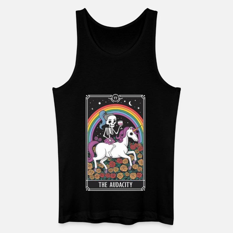 Tarotkarte - Männer Bio Tank Top - Schwarz