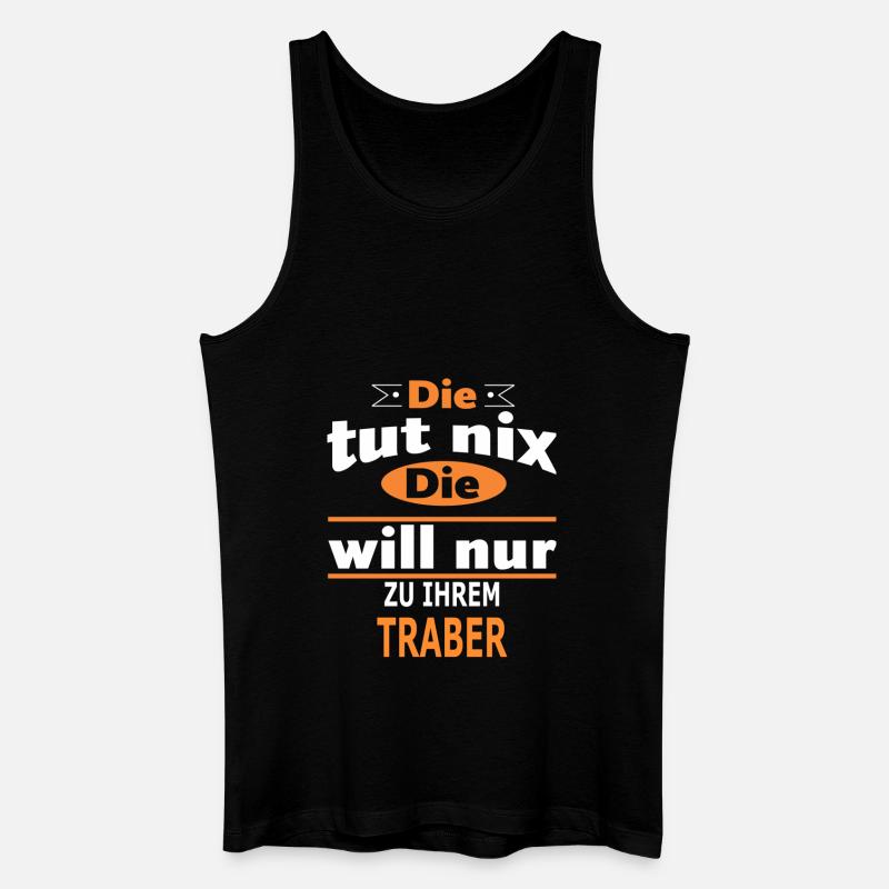 TRABER - Männer Bio Tank Top - Schwarz