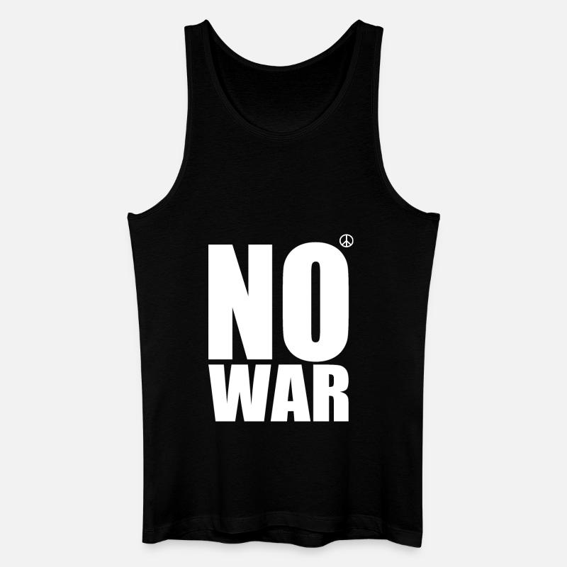 No war - Männer Bio Tank Top - Schwarz
