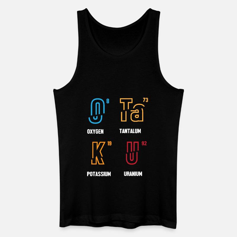 Periodic table - Men’s Organic Tank Top - black