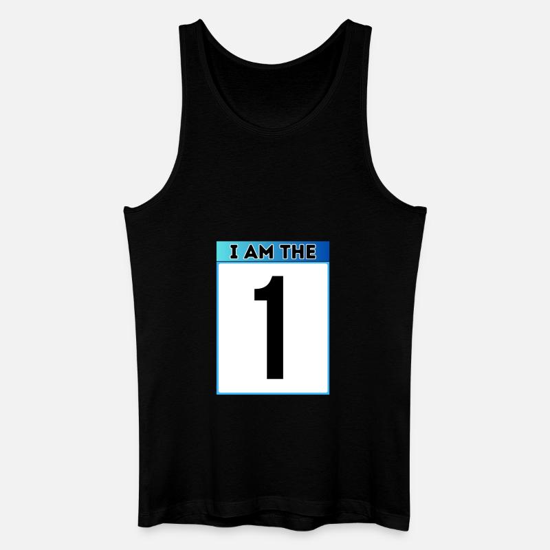 I am the 1 - Männer Bio Tank Top - Schwarz