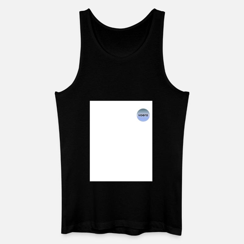VOERO 1 - Männer Bio Tank Top - Schwarz