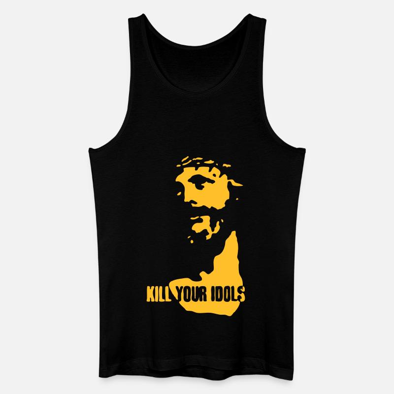 Töte deine Idole - Männer Bio Tank Top - Schwarz
