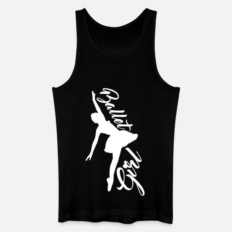Ballettmädchen - Männer Bio Tank Top - Schwarz