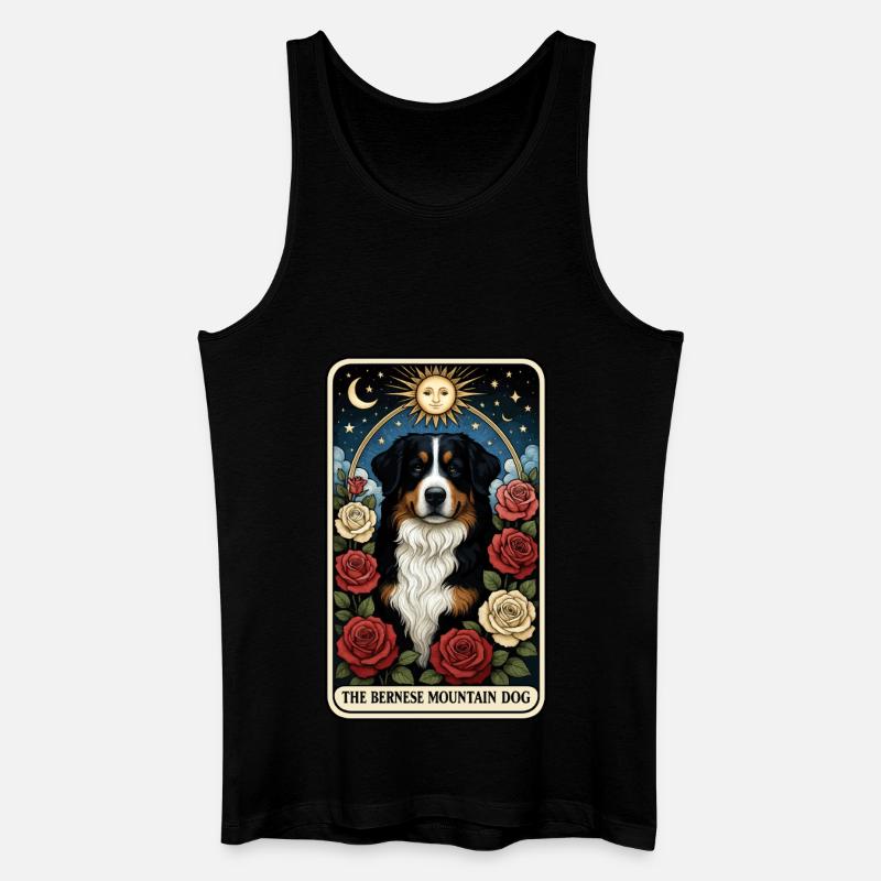 Berner Berg - Männer Bio Tank Top - Schwarz