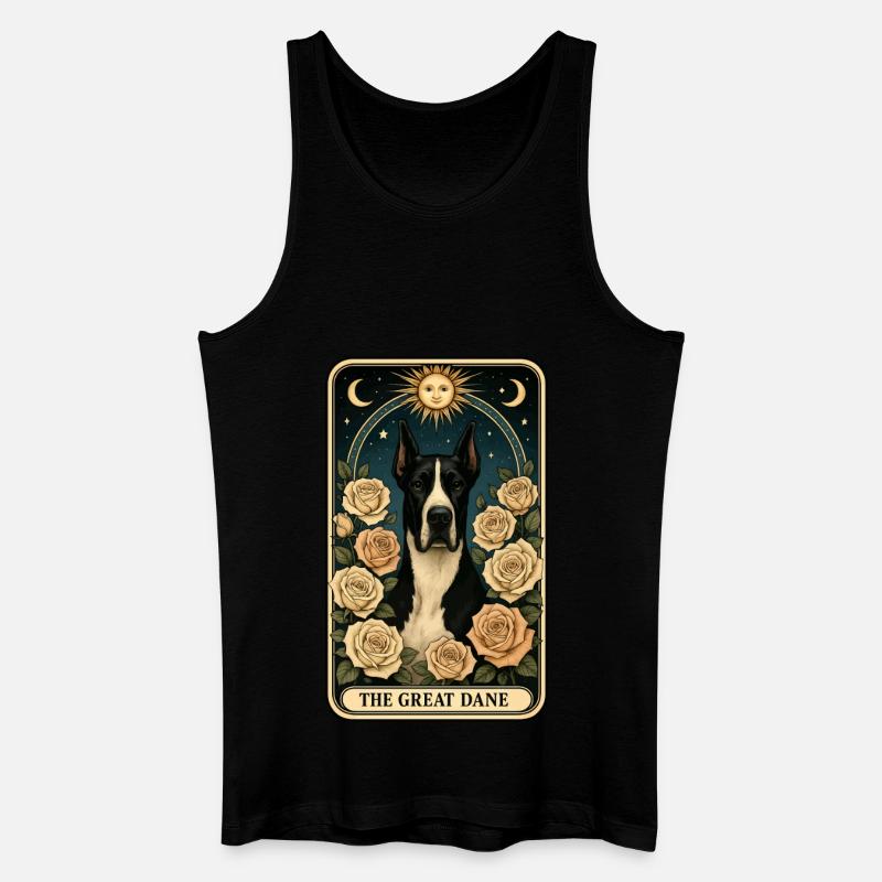 Deutsche Dogge - Männer Bio Tank Top - Schwarz