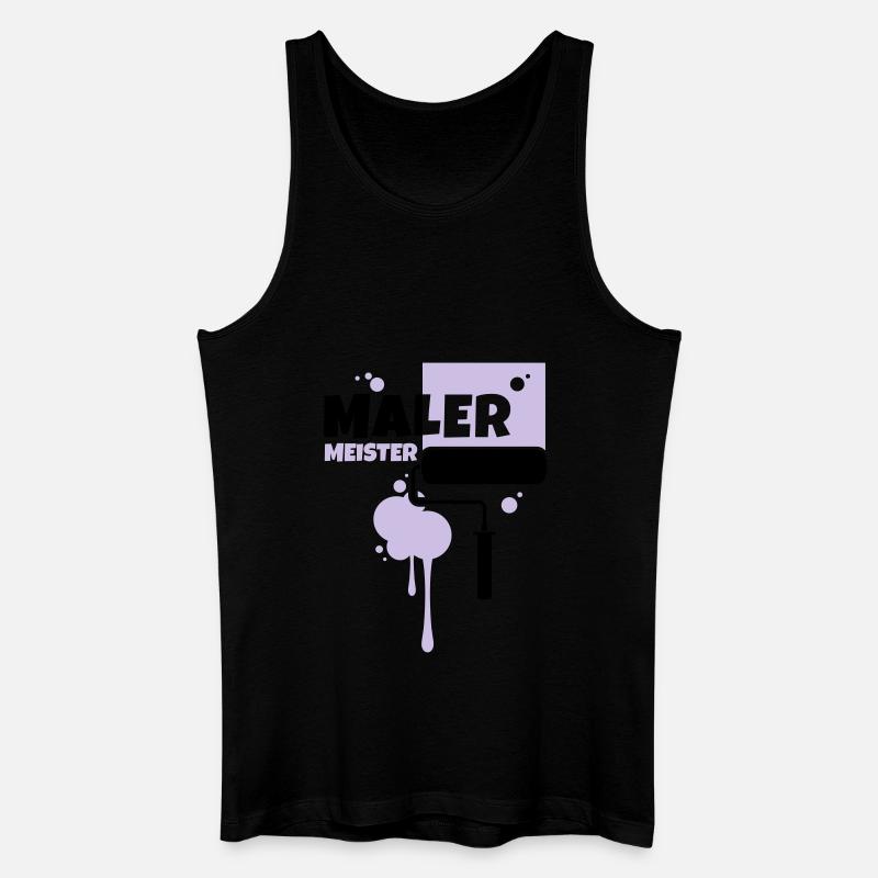 maler beruf malermeister - Männer Bio Tank Top - Schwarz