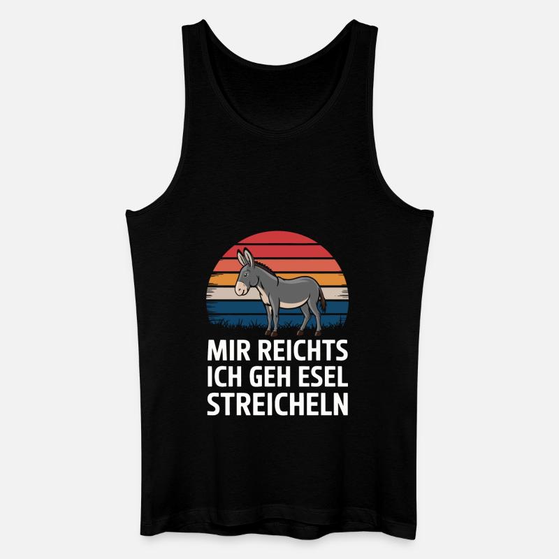 Donkey Donkey Mule Muli - Men’s Organic Tank Top - black