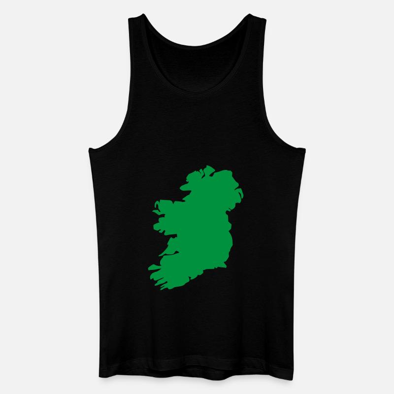 Irland - Männer Bio Tank Top - Schwarz