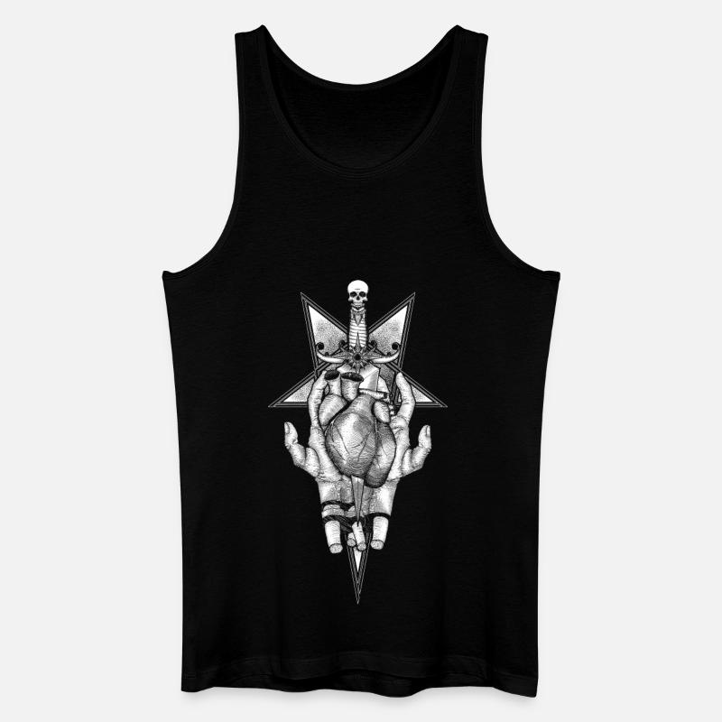 Aching Heart - Black version - Men’s Organic Tank Top - black