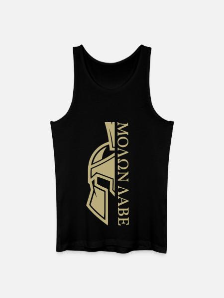 Molon Labe Come and get it ! - Men’s Organic Tank Top - black