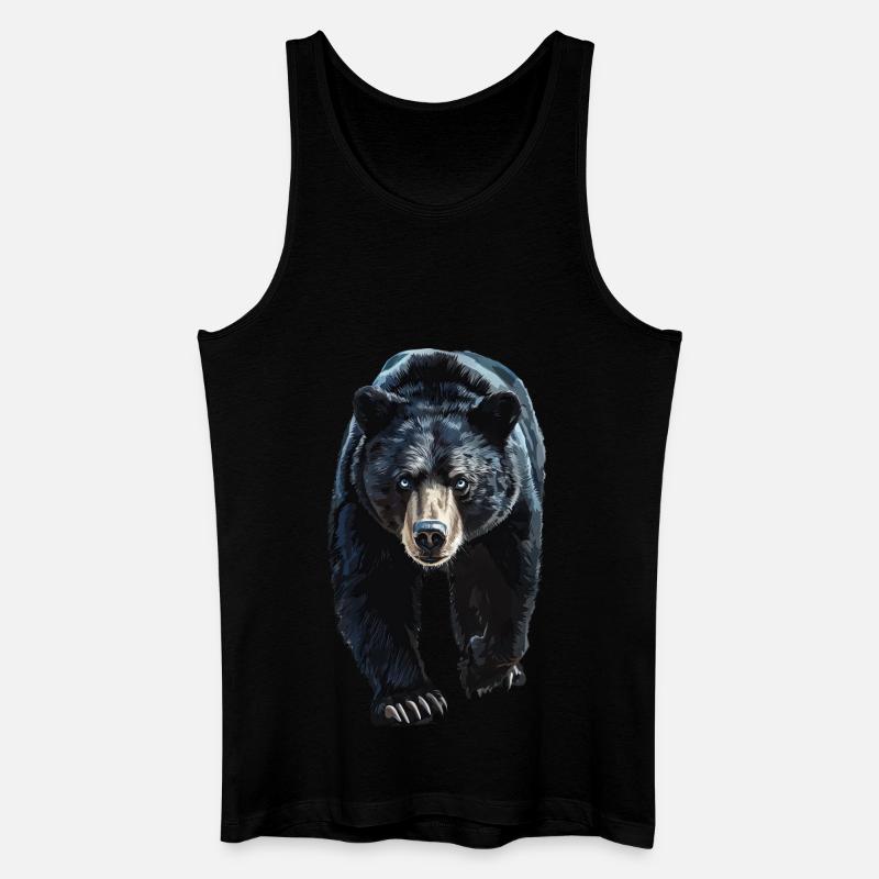Tragen - Männer Bio Tank Top - Schwarz