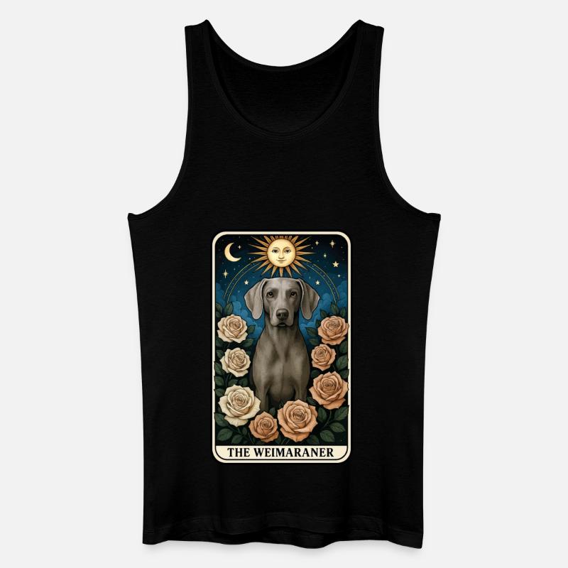 Weimaraner - Männer Bio Tank Top - Schwarz