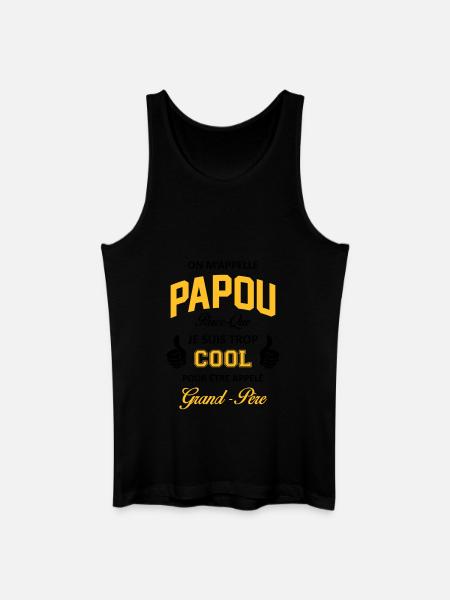 papou2 - Débardeur bio Homme - noir