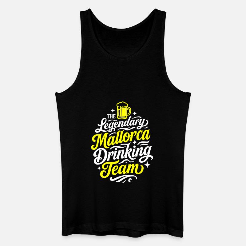 Mallorca Drinking Team - Men’s Organic Tank Top - black