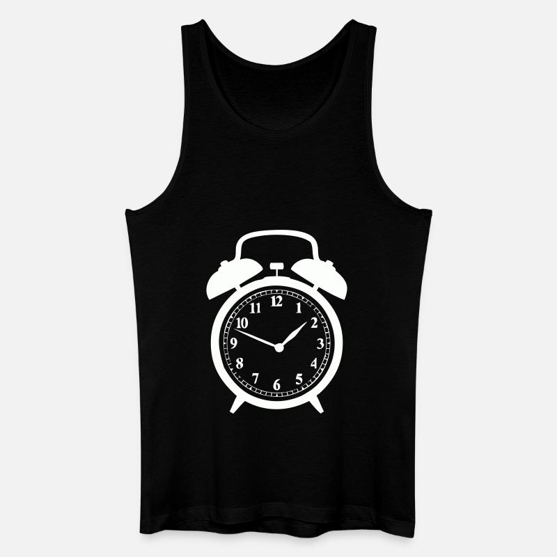 wecker - Männer Bio Tank Top - Schwarz