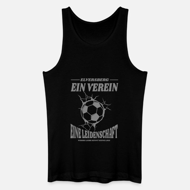 Elversberg Fußball Spruch Geschenk - Männer Bio Tank Top - Schwarz