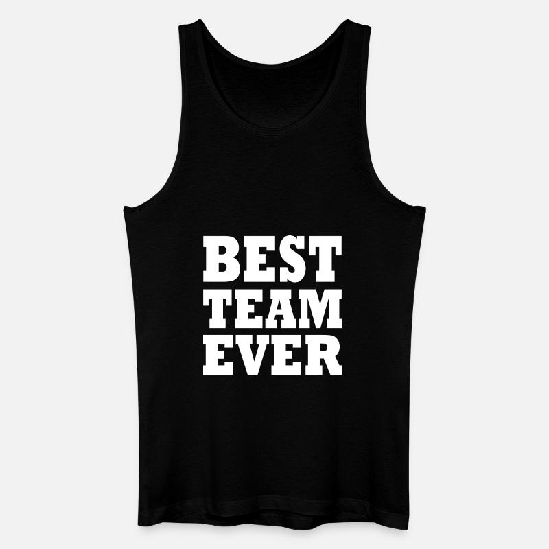 Best team ever - Männer Bio Tank Top - Schwarz