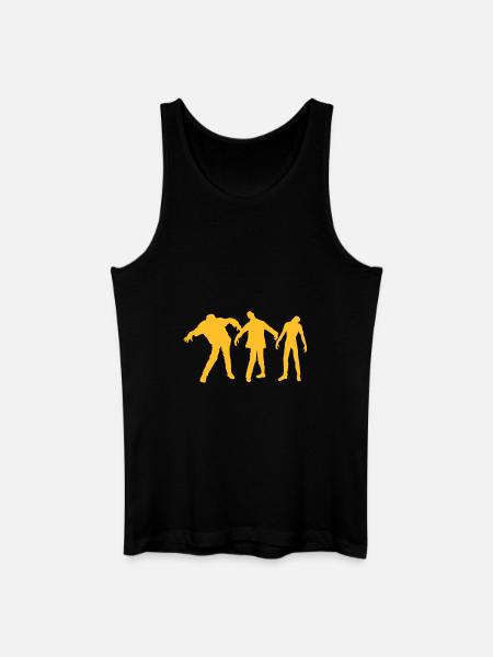 zombies - Männer Bio Tank Top - Schwarz