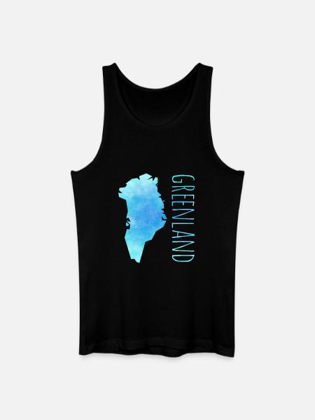 greenland - Men’s Organic Tank Top - black