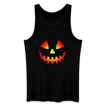 Kürbis-flex - Männer Bio Tank Top - Schwarz - Vorne