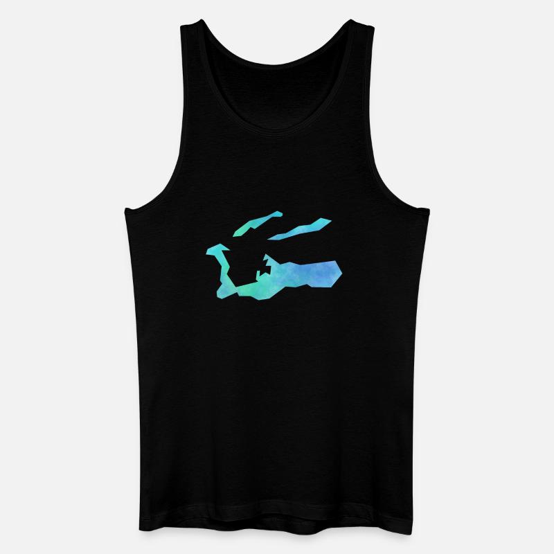 Kaiman Inseln - Männer Bio Tank Top - Schwarz