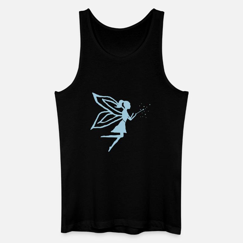Kleine Elfe - Männer Bio Tank Top - Schwarz