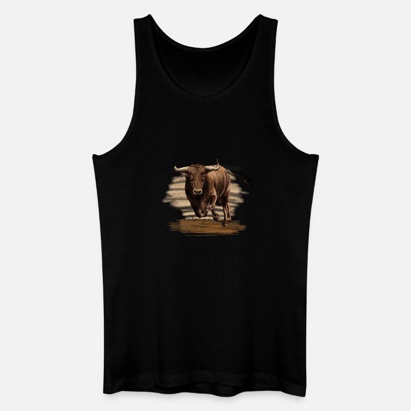 Bull - Men’s Organic Tank Top - black