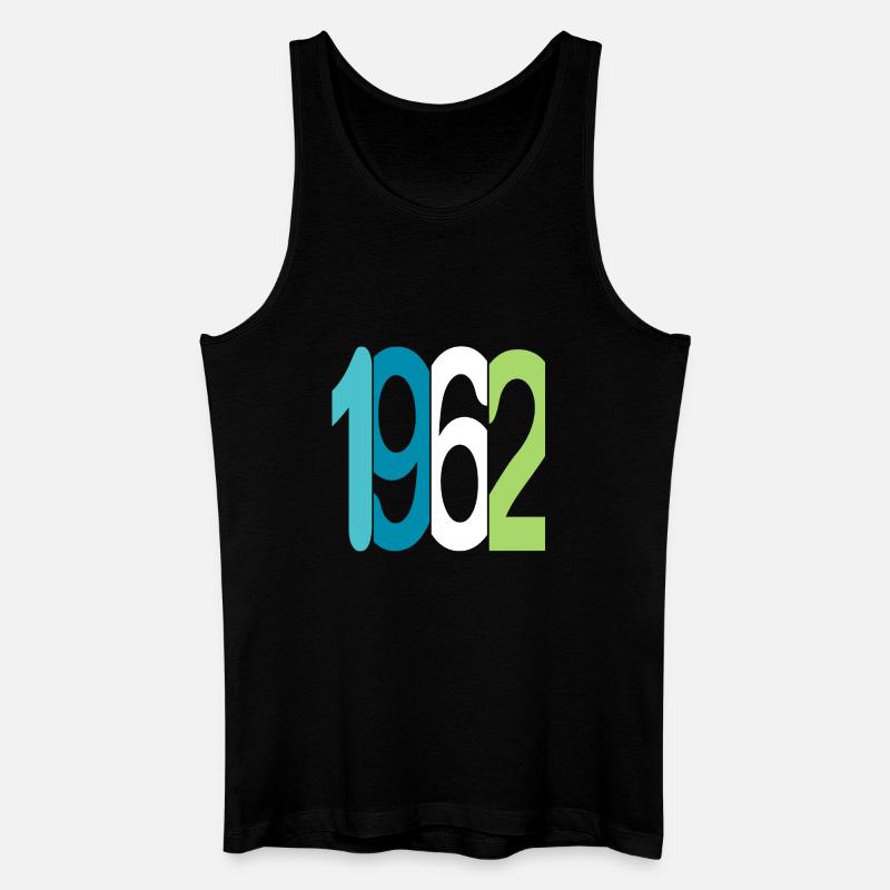 Established 1962 - Männer Bio Tank Top - Schwarz