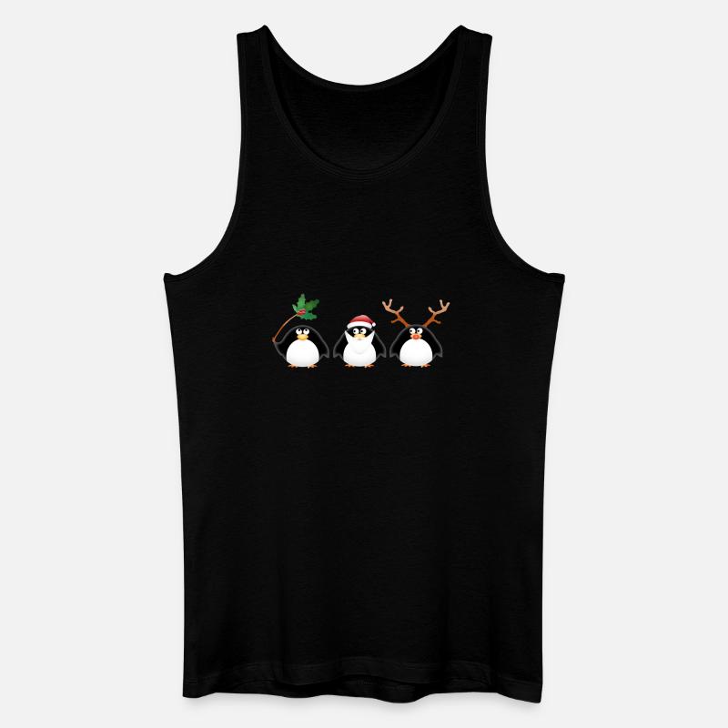 Weihnachten - Männer Bio Tank Top - Schwarz