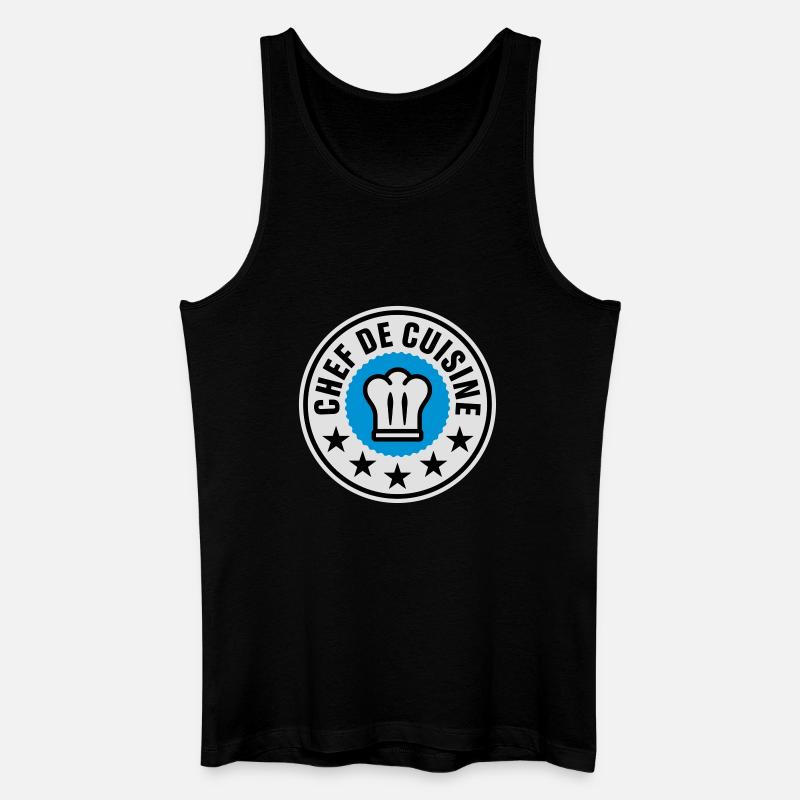 Chef de Cuisine - Männer Bio Tank Top - Schwarz