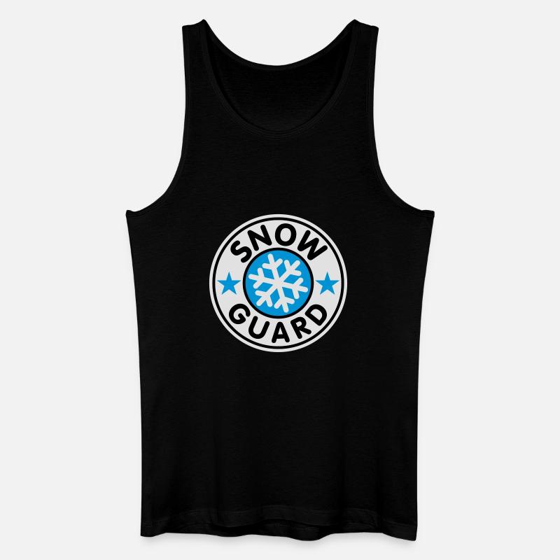 Snow Guard - Männer Bio Tank Top - Schwarz