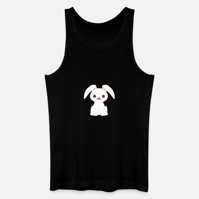 Lapin Lapin Lapin Lapin Lapin - Débardeur bio Homme - noir