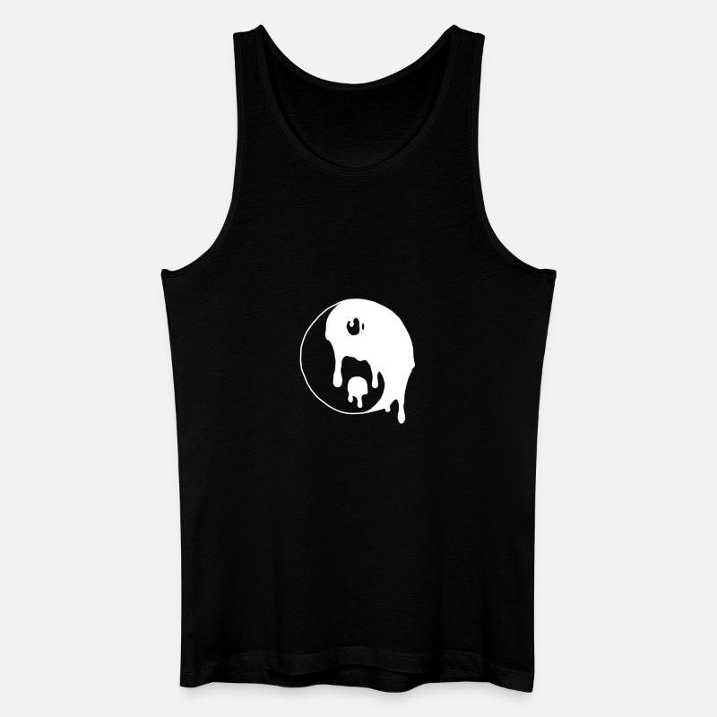 Yin Yang - Männer Bio Tank Top - Schwarz