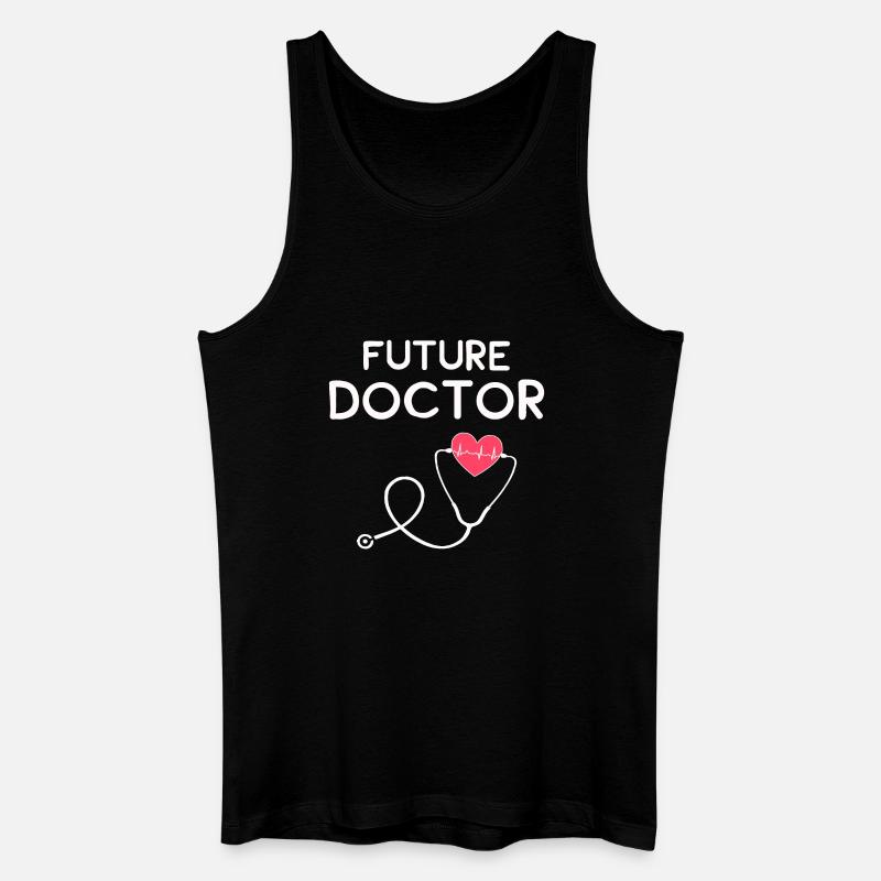 Zukünftiger Doktor - Arzt Student Geschenk - Männer Bio Tank Top - Schwarz