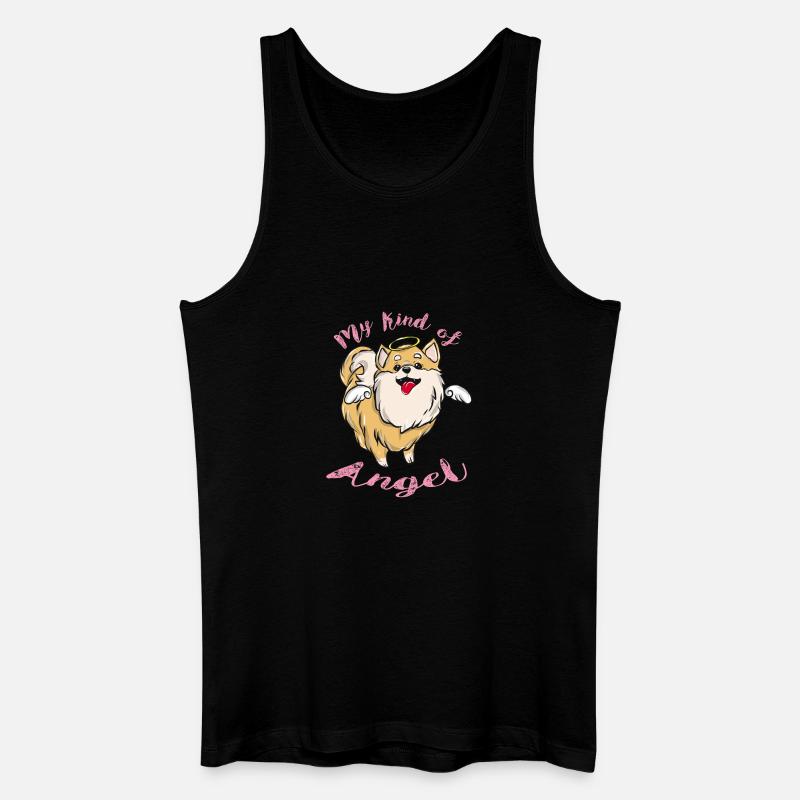 Hund - Männer Bio Tank Top - Schwarz