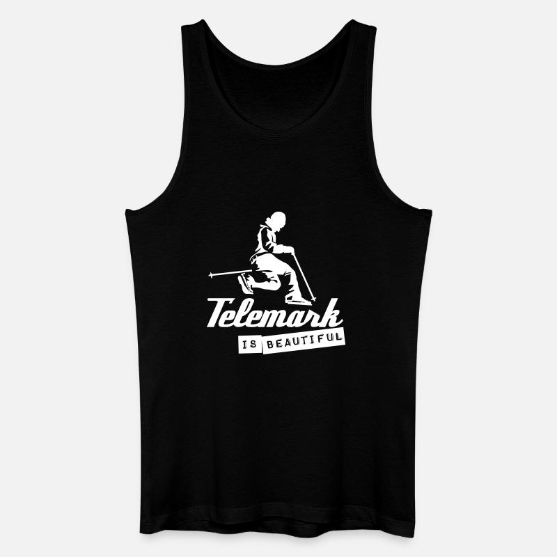 Hemd beautilful2 SPREAD3 - Männer Bio Tank Top - Schwarz