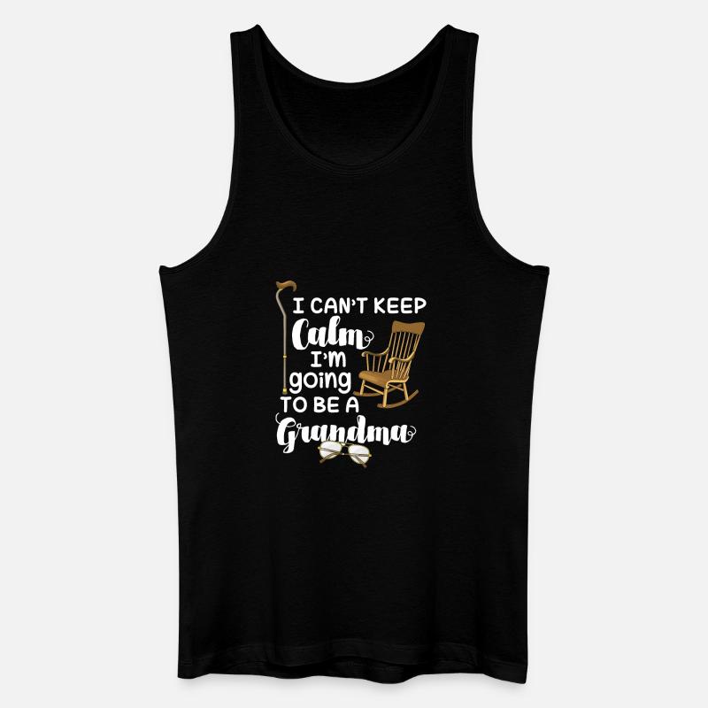 GRANDMA - Männer Bio Tank Top - Schwarz