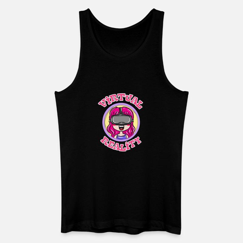 Game Zocken Geschenk - Männer Bio Tank Top - Schwarz