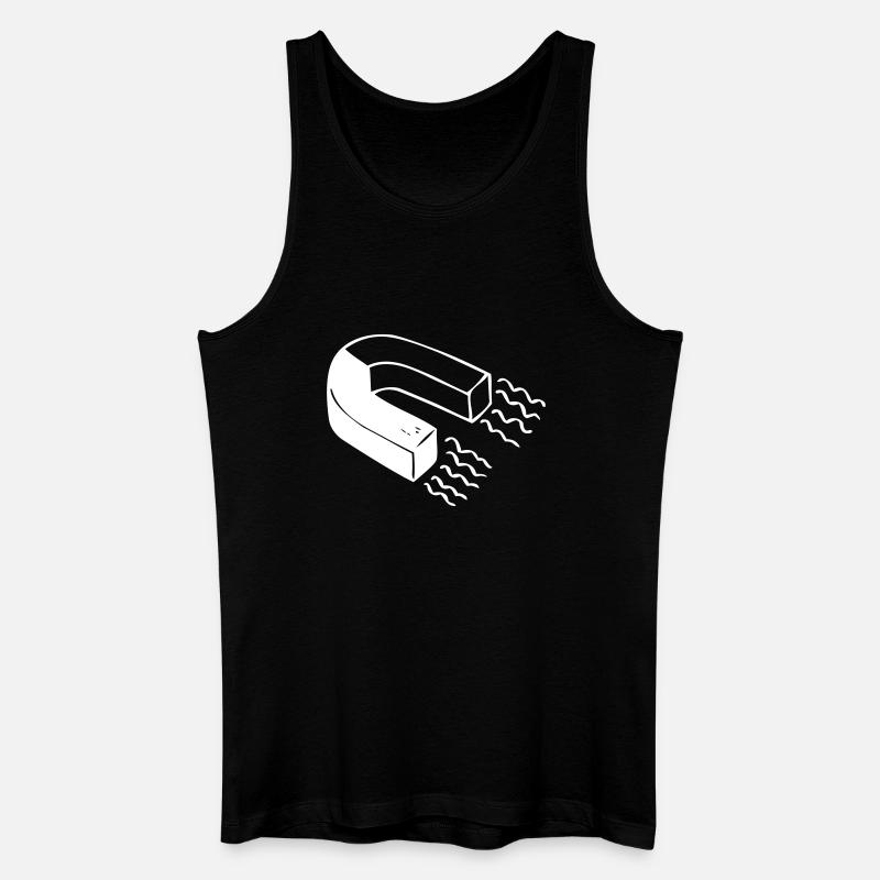 Ein Magnet - Männer Bio Tank Top - Schwarz